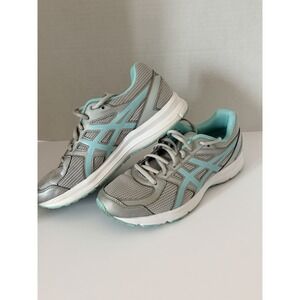 ASICS Womens Sz 9.5 Jolt 2 Running Shoes T7KN9D Blue Green